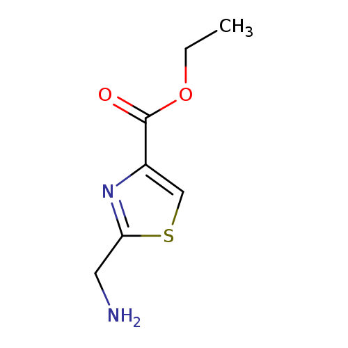 4-Thiazolecarboxylicacid,2-(aminomethyl)-,ethylester(9CI)