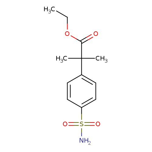 ETHYL 2-METHYL-2-(4-SULFAMOYLPHENYL)PROPIONATE