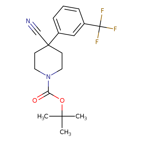 1-BOC-4-CYANO-4-(3-TRIFLUOROMETHYLPHENYL)-PIPERIDINE