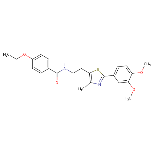 N-{2-[2-(3,4-dimethoxyphenyl)-4-methyl-1,3-thiazol-5-yl]ethyl}-4-ethoxybenzamide