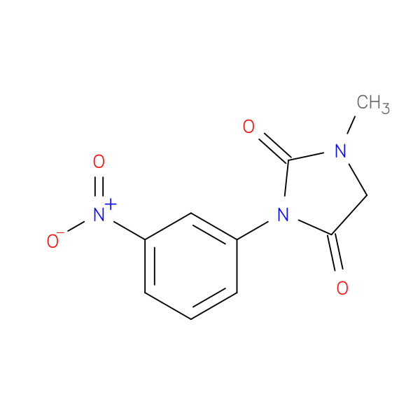 1-methyl-3-(3-nitrophenyl)imidazolidine-2,4-dione