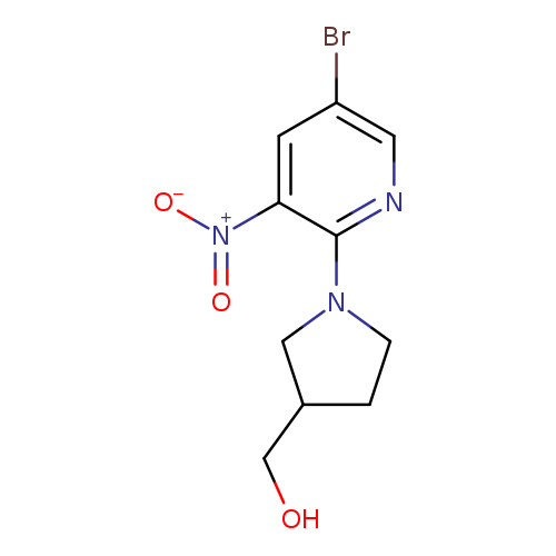 (1-(5-Bromo-3-nitropyridin-2-yl)pyrrolidin-3-yl)-methanol