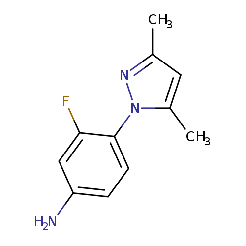 4-(3,5-Dimethyl-1h-pyrazol-1-yl)-3-fluoroaniline