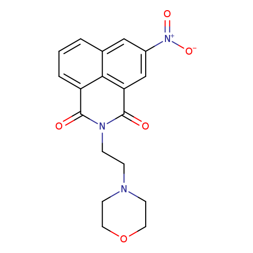 2-[2-(4-morpholinyl)ethyl]-5-nitro-1H-benz[de]isoquinoline-1,3(2H)-dione