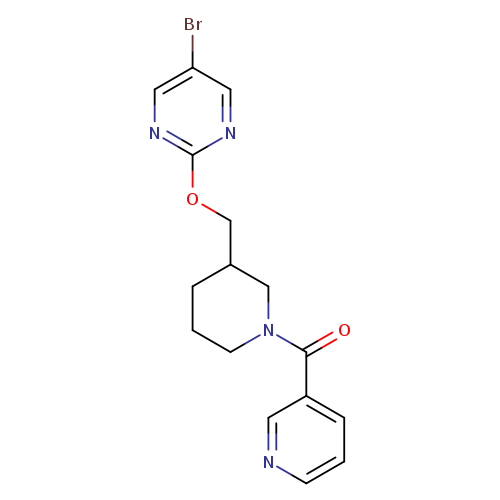 5-bromo-2-{[1-(pyridine-3-carbonyl)piperidin-3-yl]methoxy}pyrimidine