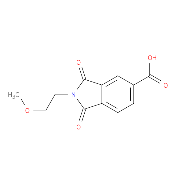 2-(2-Methoxyethyl)-1,3-dioxoisoindoline-5-carboxylic acid