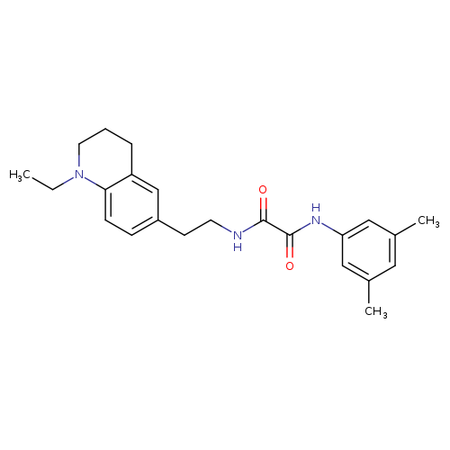 N'-(3,5-dimethylphenyl)-N-[2-(1-ethyl-1,2,3,4-tetrahydroquinolin-6-yl)ethyl]ethanediamide