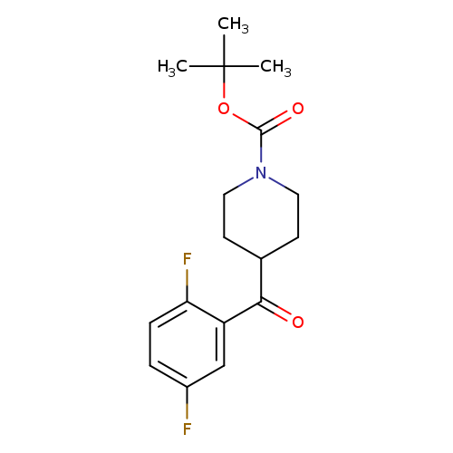 tert-butyl4-(2,5-difluorobenzoyl)piperidine-1-carboxylate-B28280