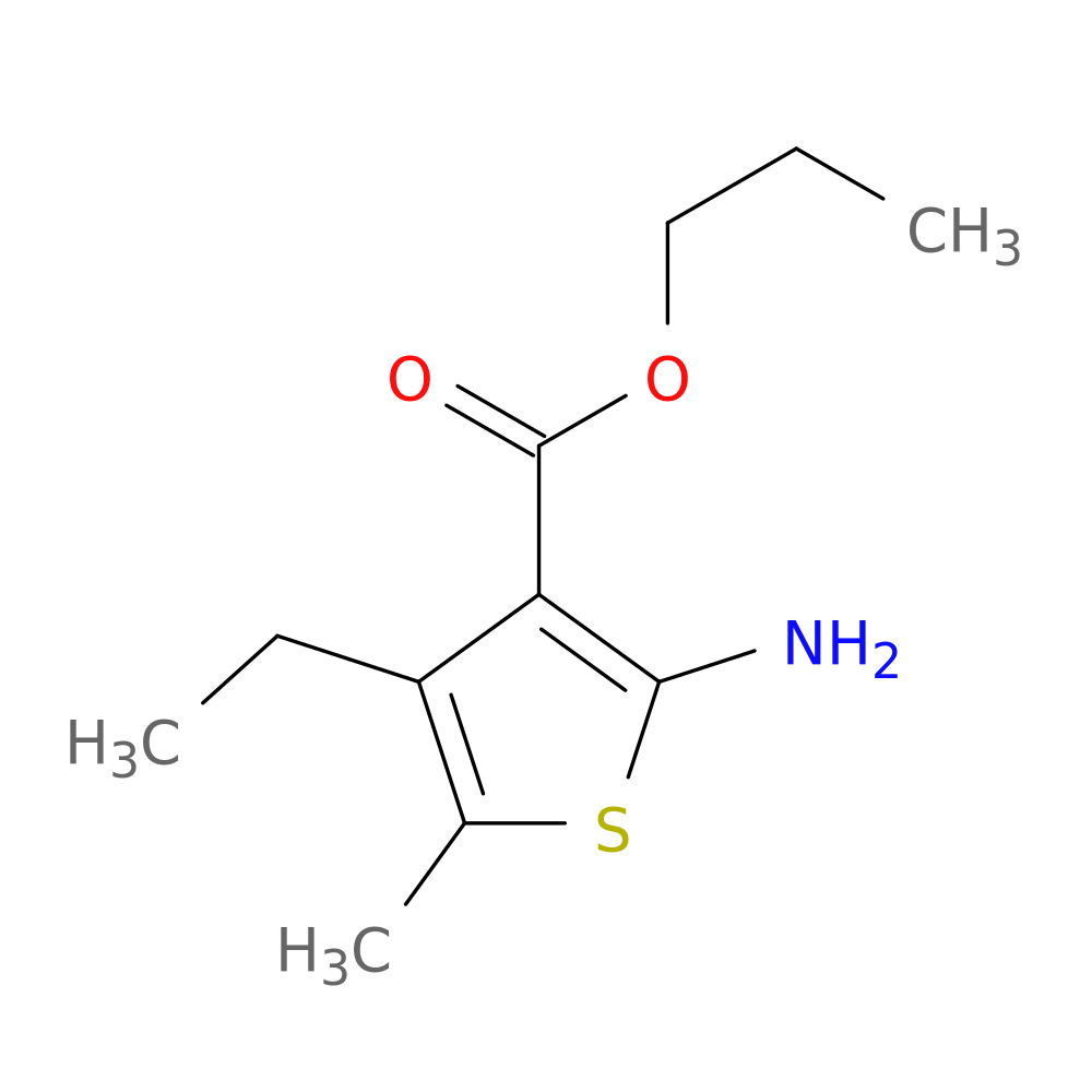 Propyl 2-amino-4-ethyl-5-methylthiophene-3-carboxylate