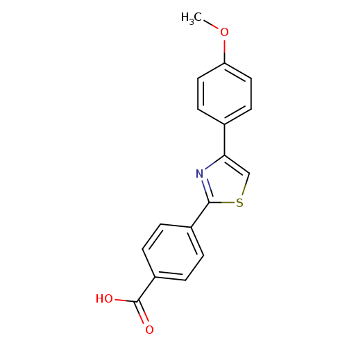 4-[4-(4-methoxyphenyl)-1,3-thiazol-2-yl]benzoic acid