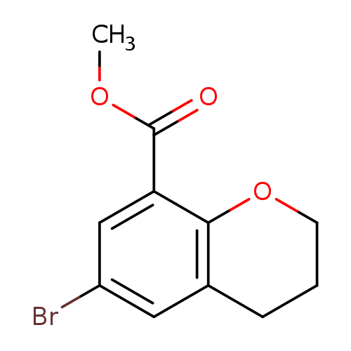 methyl 6-bromo-3,4-dihydro-2H-1-benzopyran-8-carboxylate