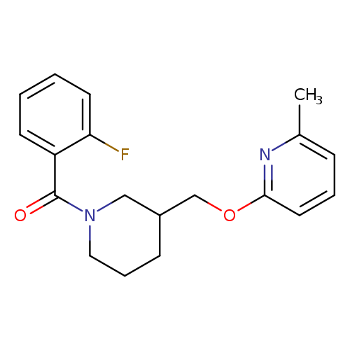 2-{[1-(2-fluorobenzoyl)piperidin-3-yl]methoxy}-6-methylpyridine