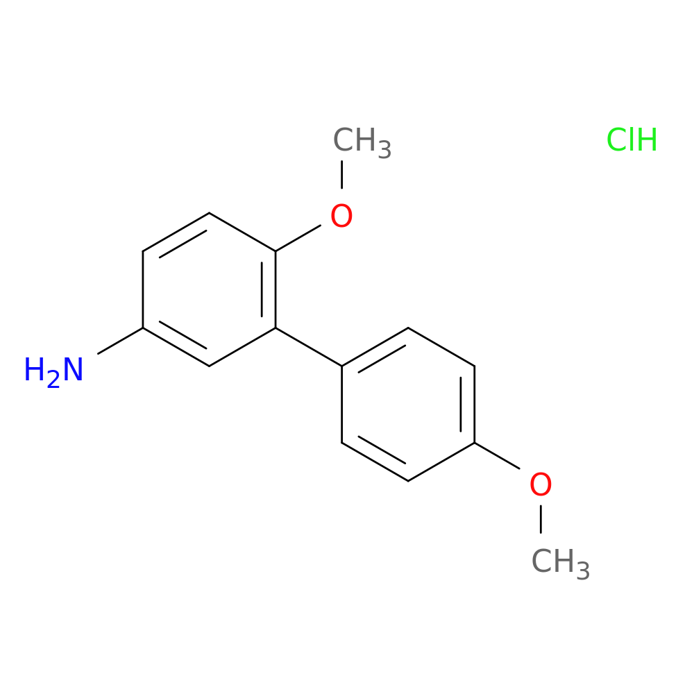 4-methoxy-3-(4-methoxyphenyl)aniline hydrochloride