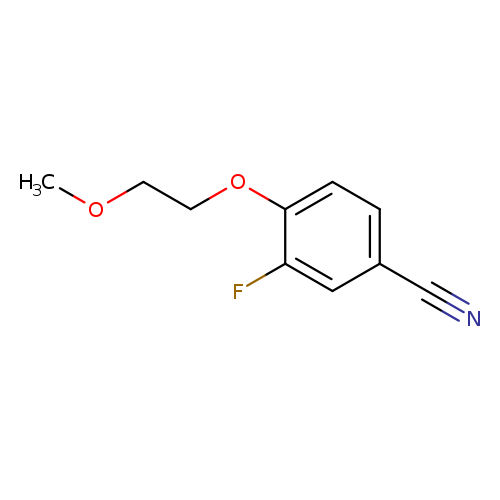 3-fluoro-4-(2-methoxyethoxy)benzonitrile