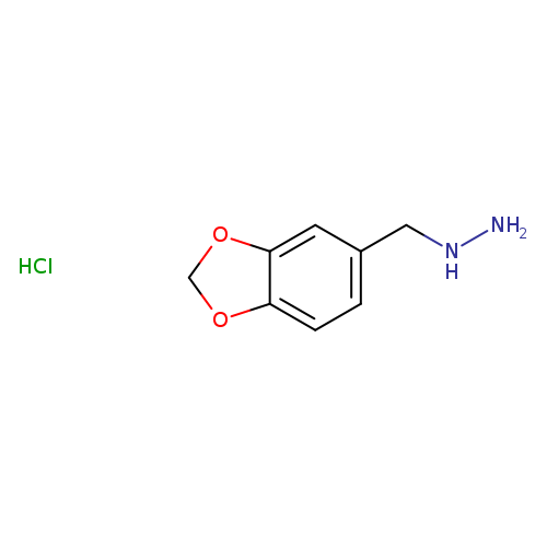 (1,3-benzodioxol-5-ylmethyl)hydrazine hydrochloride