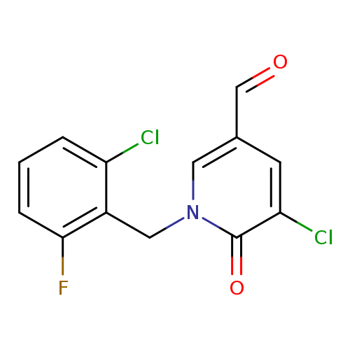 5-Chloro-1-(2-chloro-6-fluorobenzyl)-6-oxo-1,6-dihydropyridine-3-carbaldehyde
