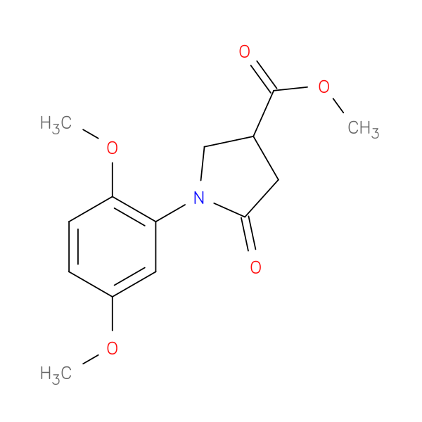 1-(2,5-Dimethoxy-phenyl)-5-oxo-pyrrolidine-3-carboxylic acid methyl ester