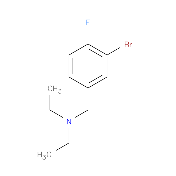 N-(3-Bromo-4-fluorobenzyl)-N-ethylethanamine