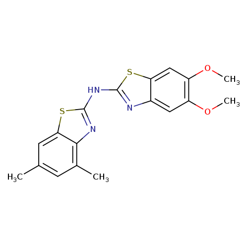 N-(4,6-dimethyl-1,3-benzothiazol-2-yl)-5,6-dimethoxy-1,3-benzothiazol-2-amine
