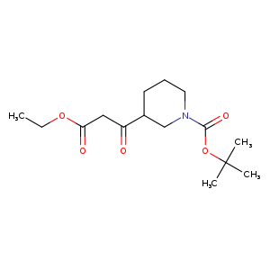 3-(2-ETHOXYCARBONYL-ACETYL)-PIPERIDINE-1-CARBOXYLIC ACID TERT-BUTYL ESTER