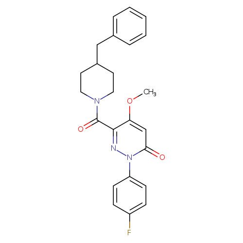6-(4-benzylpiperidine-1-carbonyl)-2-(4-fluorophenyl)-5-methoxy-2,3-dihydropyridazin-3-one