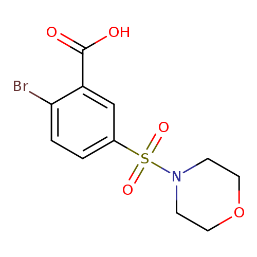 2-bromo-5-(morpholine-4-sulfonyl)benzoic acid