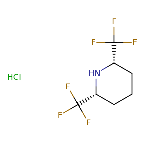 2,6-bis(trifluoromethyl)piperidine hydrochloride, cis