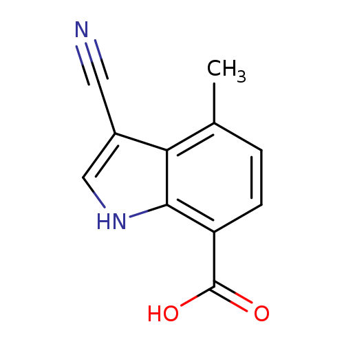 3-cyano-4-methyl-1H-indole-7-carboxylic acid