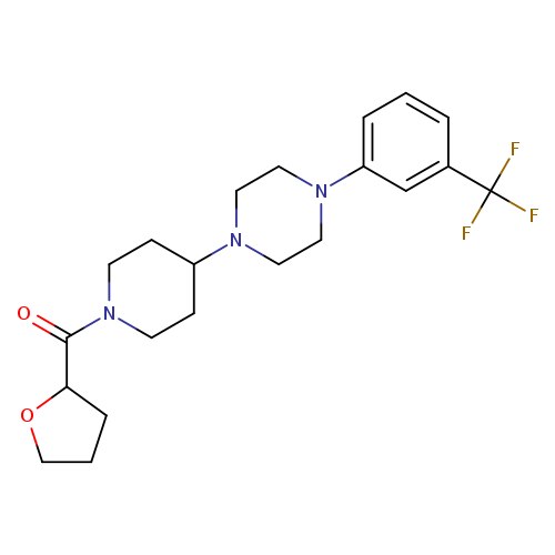 1-[1-(oxolane-2-carbonyl)piperidin-4-yl]-4-[3-(trifluoromethyl)phenyl]piperazine
