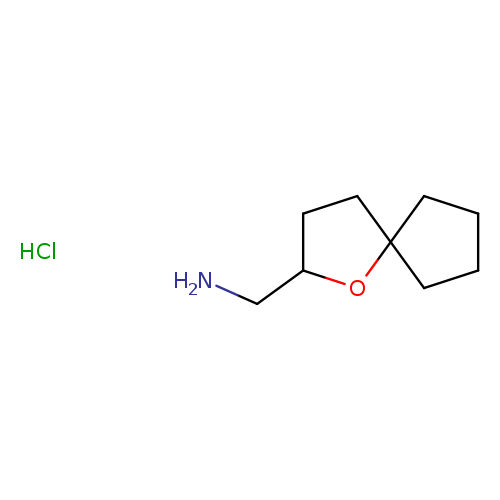 {1-oxaspiro[4.4]nonan-2-yl}methanamine hydrochloride
