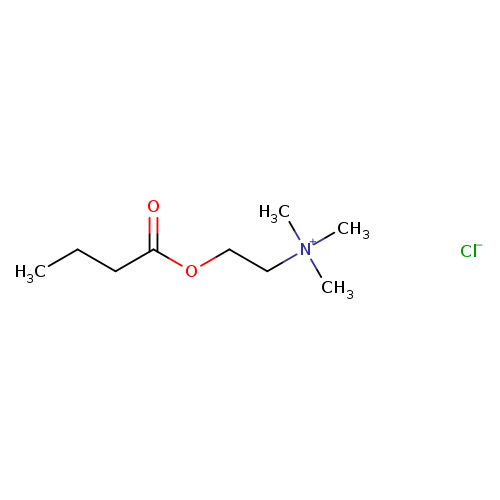 Ethanaminium, N,N,N-trimethyl-2-(1-oxobutoxy)-, chloride (1:1)