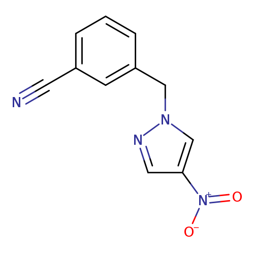 3-[(4-nitro-1H-pyrazol-1-yl)methyl]benzonitrile