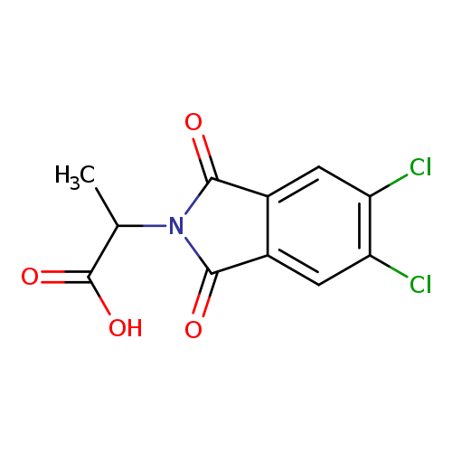 2-(5,6-dichloro-1,3-dioxo-2,3-dihydro-1H-isoindol-2-yl)propanoic acid
