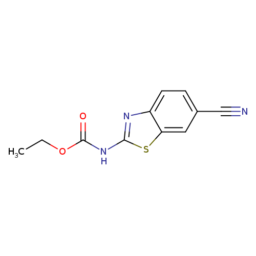 Ethyl N-(6-cyano-1,3-benzothiazol-2-yl)carbamate