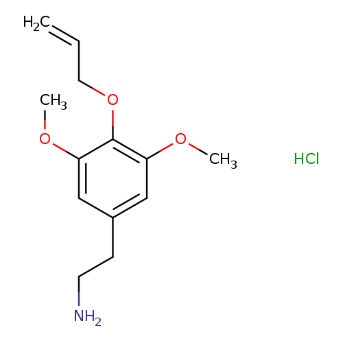 3,5-Dimethoxy-4-(2-propenyloxy)benzeneethanamine hydrochloride