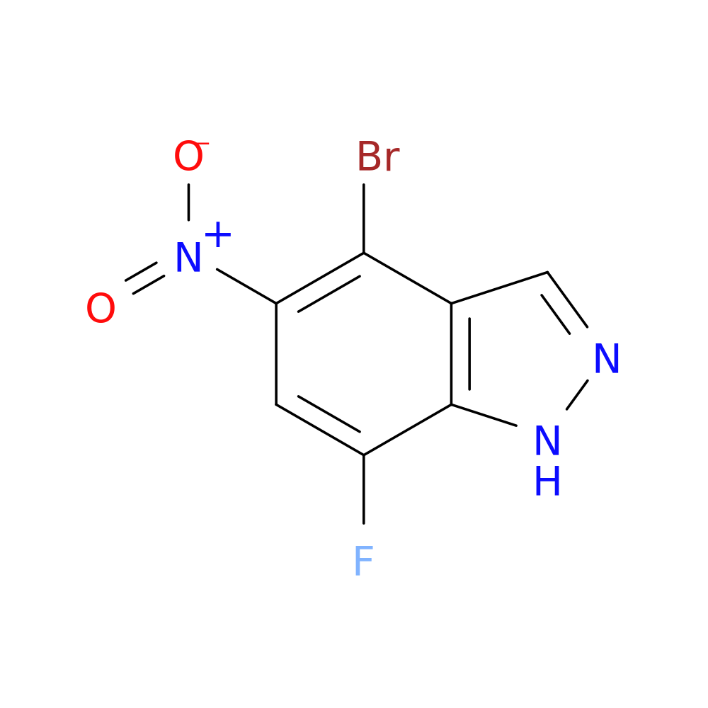 4-bromo-7-fluoro-5-nitro-1H-indazole
