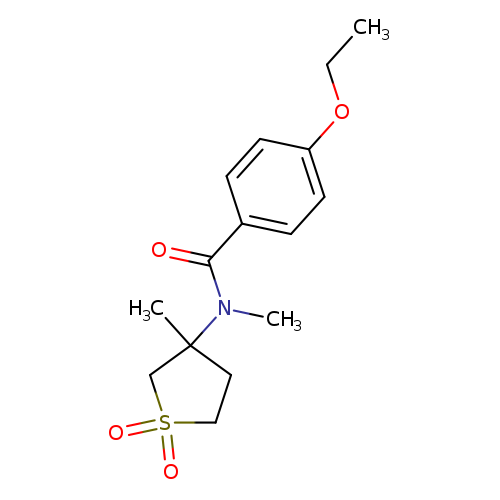 4-ethoxy-N-methyl-N-(3-methyl-1,1-dioxo-1lambda6-thiolan-3-yl)benzamide