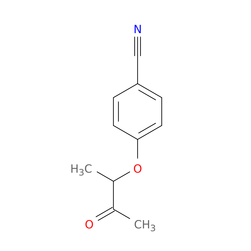 4-(1-methyl-2-oxopropoxy)benzenecarbonitrile