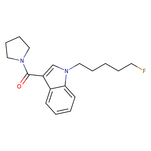 (1-(5-fluoropentyl)-1H-indol-3-yl)(pyrrolidin-1-yl)methanone