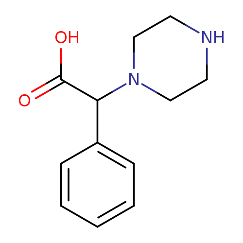 2-phenyl-2-(piperazin-1-yl)acetic acid