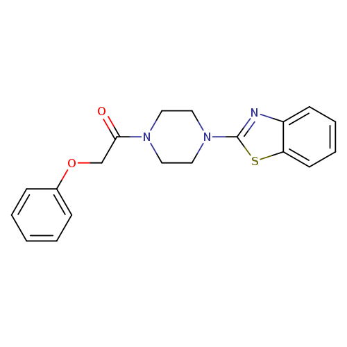 1-[4-(1,3-benzothiazol-2-yl)piperazin-1-yl]-2-phenoxyethan-1-one