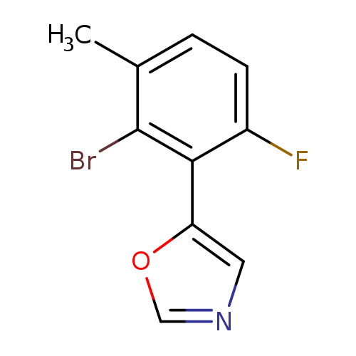5-(2-bromo-6-fluoro-3-methylphenyl)oxazole