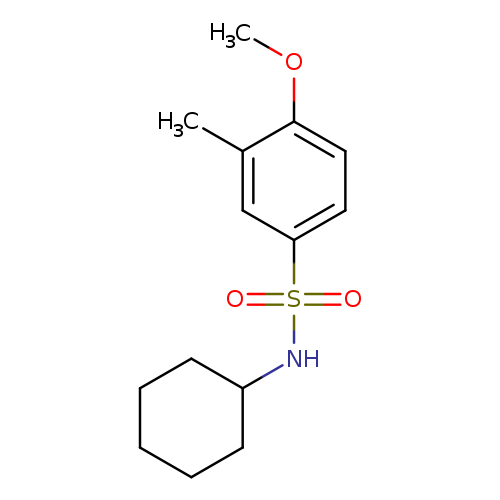 N-cyclohexyl-4-methoxy-3-methylbenzenesulfonamide