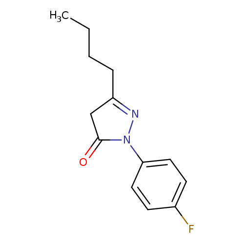 3-butyl-1-(4-fluorophenyl)-4,5-dihydro-1H-pyrazol-5-one