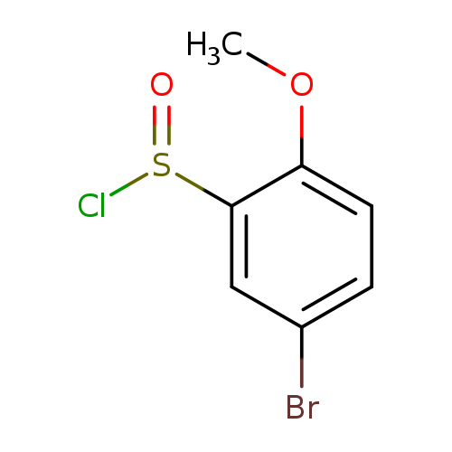 5-bromo-2-methoxybenzene-1-sulfinyl chloride