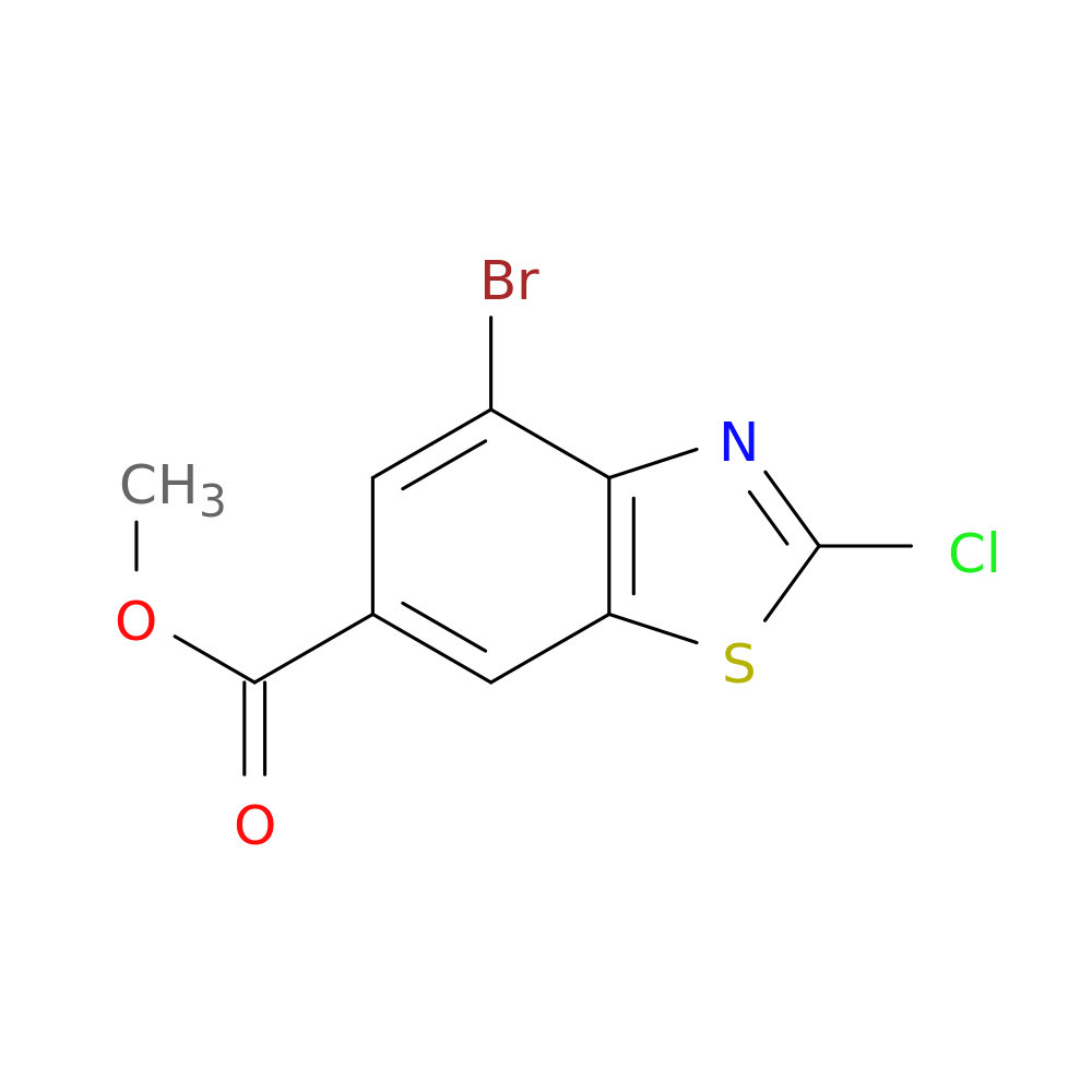 methyl 4-bromo-2-chloro-1,3-benzothiazole-6-carboxylate