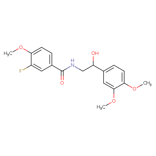N-[2-(3,4-dimethoxyphenyl)-2-hydroxyethyl]-3-fluoro-4-methoxybenzamide