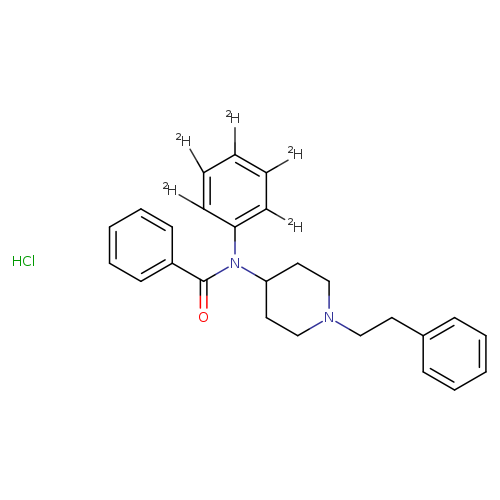 N-(1-phenethylpiperidin-4-yl)-N-(phenyl-d5)benzamide,monohydrochloride