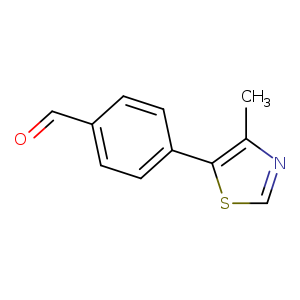 4-(4-methyl-1,3-thiazol-5-yl)benzaldehyde