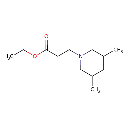 Ethyl 3-(3,5-dimethylpiperidin-1-yl)propanoate